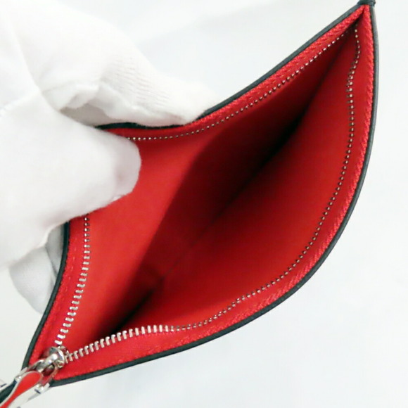 Christian Louboutin Black Tote Studded Leather Bag Kabata Pattern Love - Picture 9 of 10